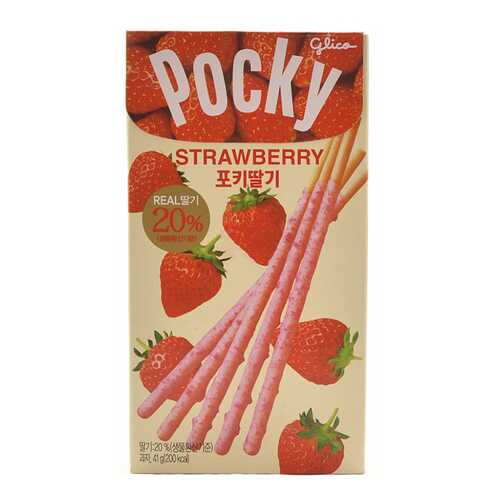 Печенье Pocky палочки клубничные 41 г в ВкусВилл
