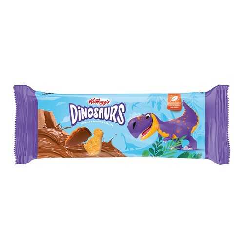 Печенье сахарное Kellogg's Dinosaurs в молочной глазури 191г Россия в ВкусВилл
