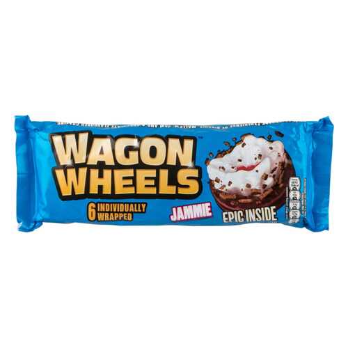 Печенье Wagon wheels с суфле и джемом 228 г в ВкусВилл