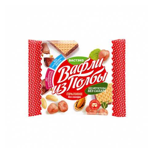 Вафли из полбы Пралине, без сахара Вастэко 45 г в ВкусВилл