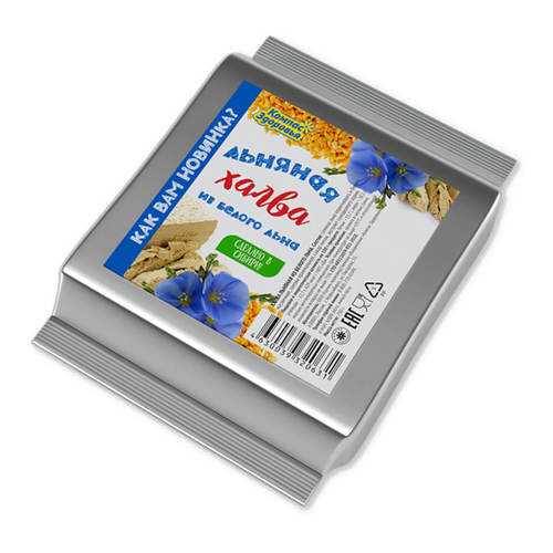 Халва из белого льна 250 г в ВкусВилл