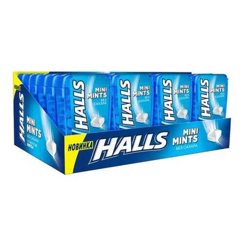 HALLS Mini Mints конфеты без сахара со вкусом мяты 12,5г по 24 шт в ВкусВилл