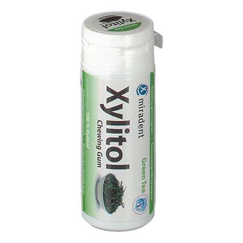 Miradent Xylitol жевательная резинка с ксилитом (зеленый чай) в ВкусВилл