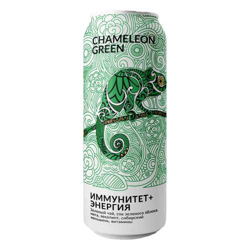Напиток Green Chameleon энергетический без сахара эвкалипт 500 мл в ВкусВилл