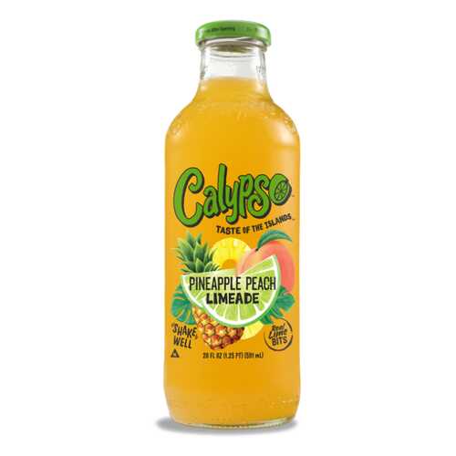 Лимонад CALYPSO Ананас и персик 0,591мл в ВкусВилл