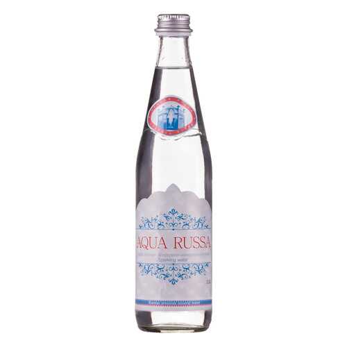Вода питьевая Aqua Russa газированная 0.5 л 6 штук в упаковке в ВкусВилл