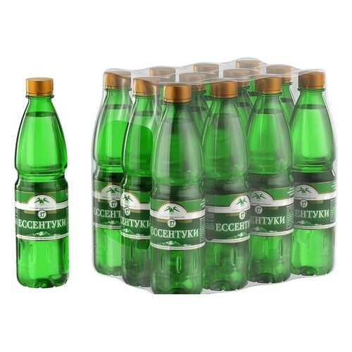 Минеральная вода Ессентуки №17 0,5 л ПЭТ ВБД 100009 (12 шт.) в ВкусВилл