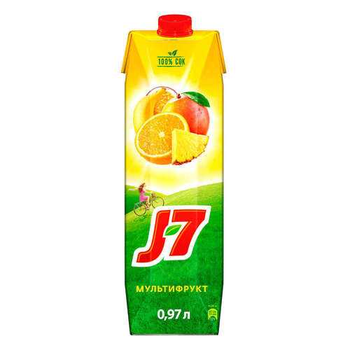 Нектар J-7 Мультифрукт с мякотью 970мл в ВкусВилл
