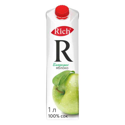 Сок Rich благородное яблоко 1 л в ВкусВилл