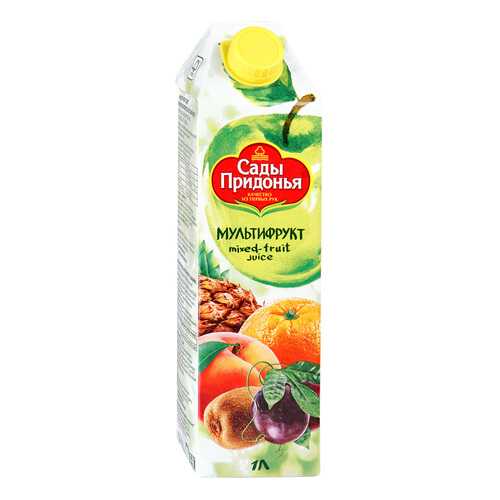 Сок Сады Придонья мультифрукт без сахара 1 л в ВкусВилл