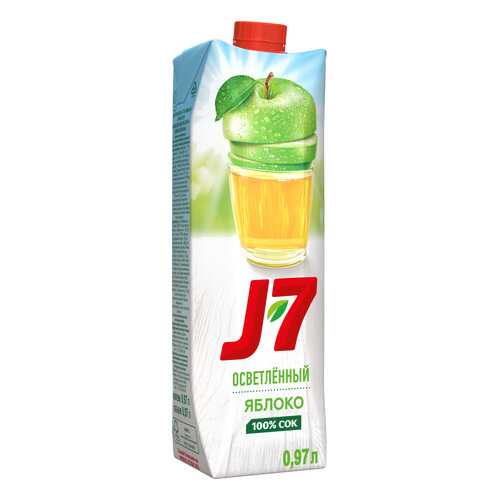 Сок яблоко J7 осветленный 0.97 л в ВкусВилл