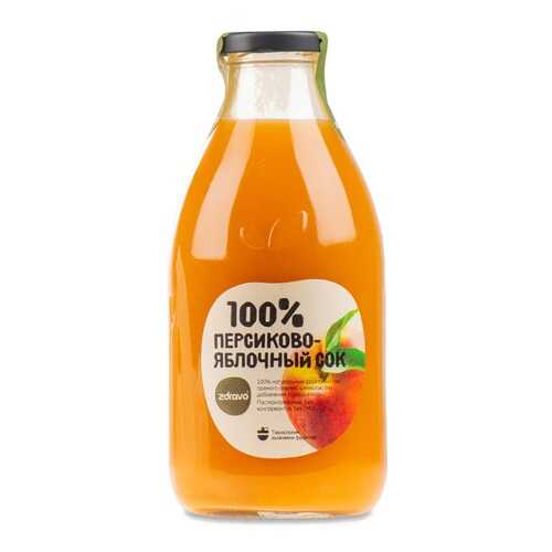 Сок Zdravo персиково-яблочный 0.75л Республика Сербия в ВкусВилл